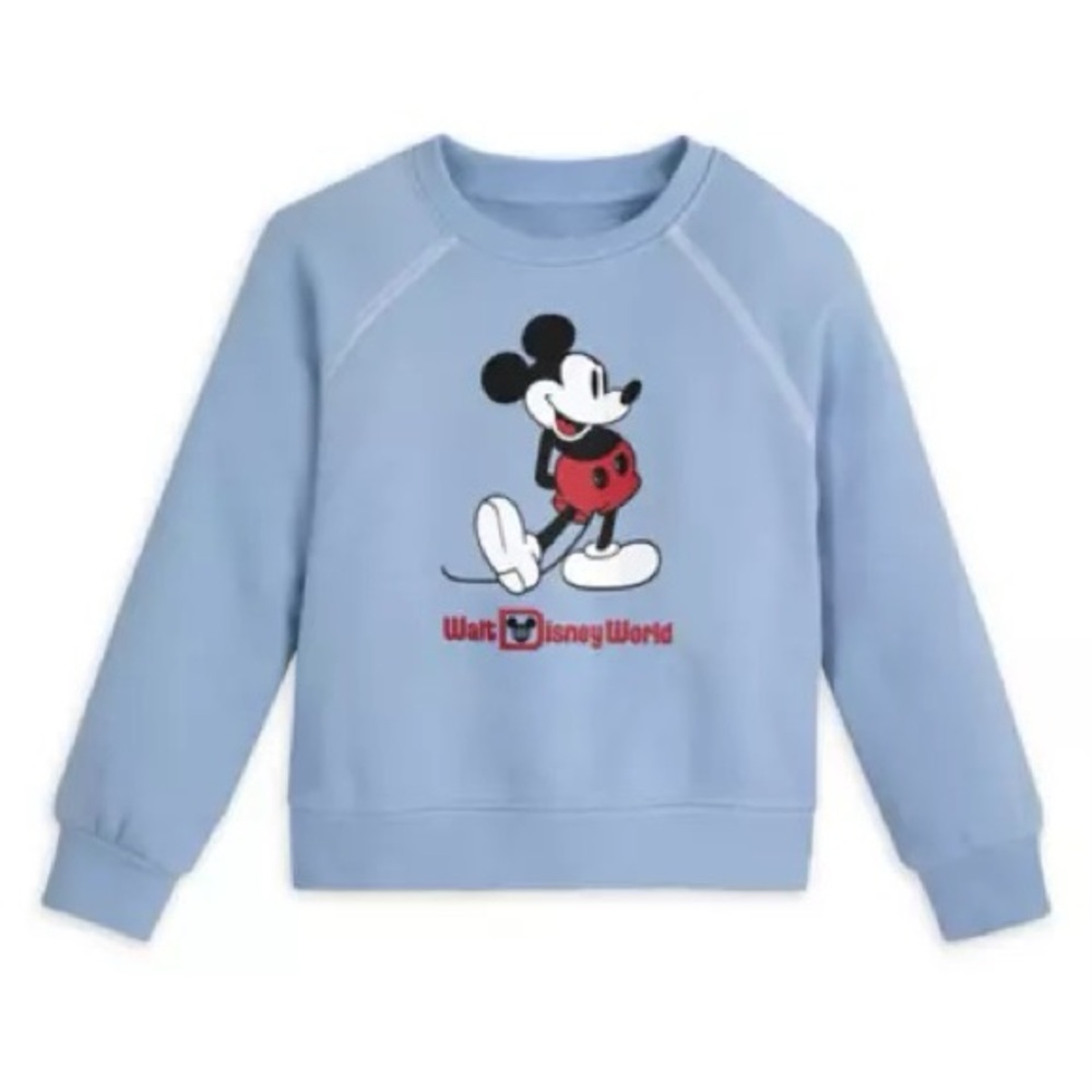 Disney Walt Disney World Classic Mickey Mouse Crewneck Sweatshirt Youth Size 12